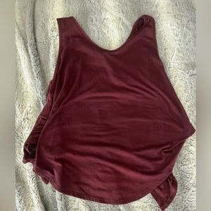 Plum Workout Tank Top